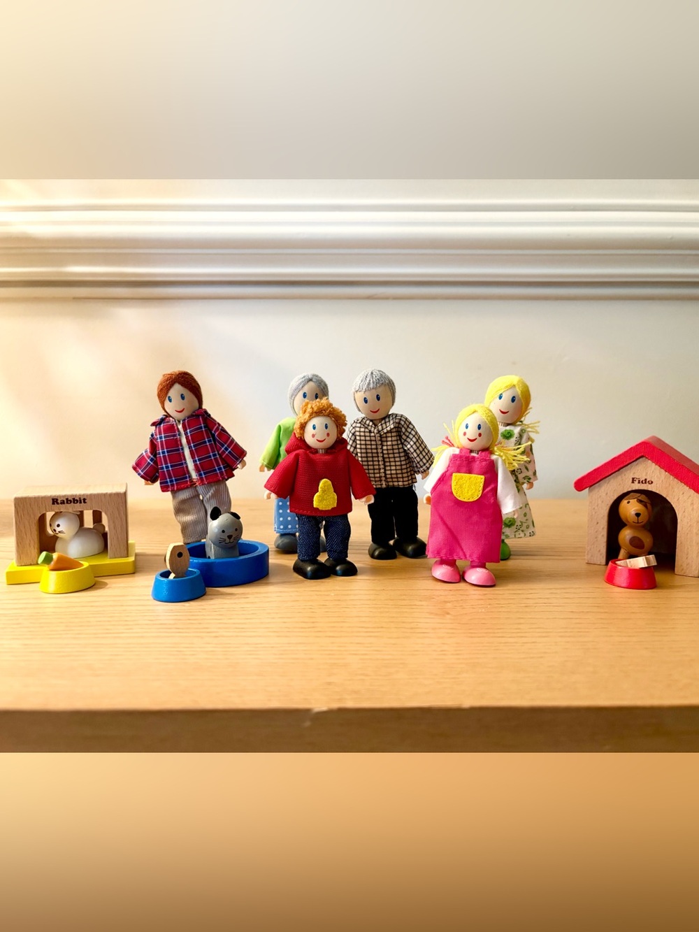 Hape Doll and Pets Set 18pcs